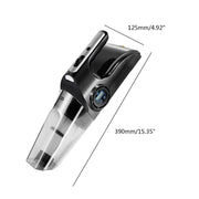 Car Vacuum Cleaner Digital Screen Air Compressor Pump Wet and Dry Dual Use Vacuum Cleaner