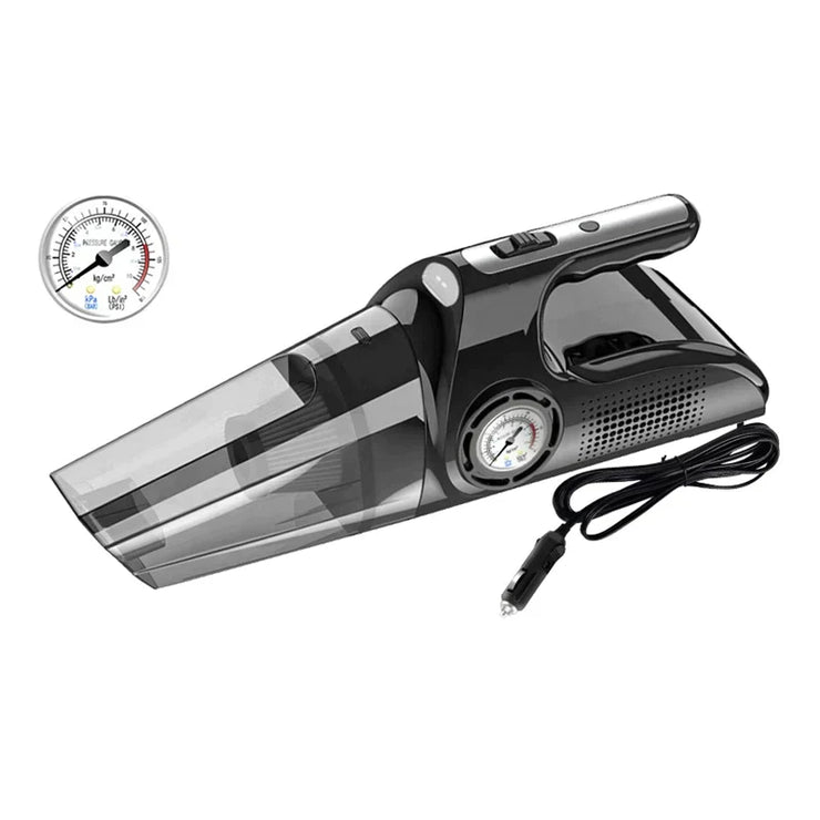 Car Vacuum Cleaner Digital Screen Air Compressor Pump Wet and Dry Dual Use Vacuum Cleaner