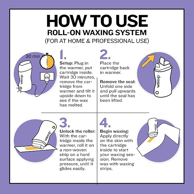 waxup Roll On Wax Warmer for Hair Removal