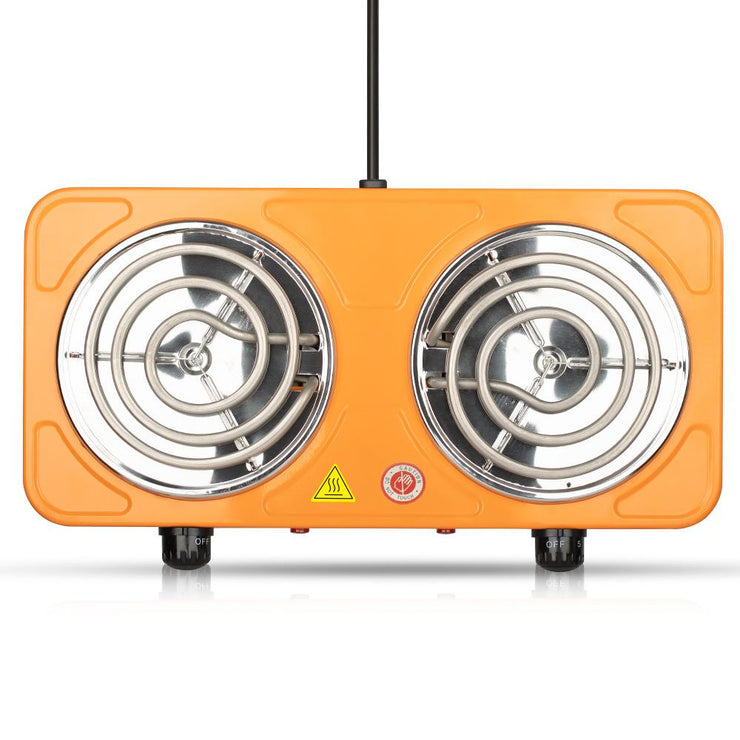 Double Head Electric Stove, Household Enclosed Electric Stove, Insulation, Heating, Baking, Constant Temperature Universal Electric Stove
