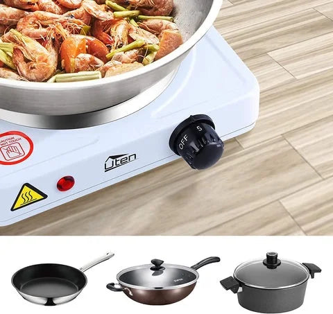 Electric Traveling Stove For Cooking Hot plat Heat Up In Just 2 minutes easy to clean 1000W