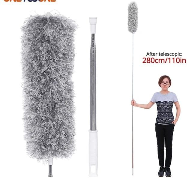 Microfiber Dusters for Cleaning with Telescoping Extension Pole
