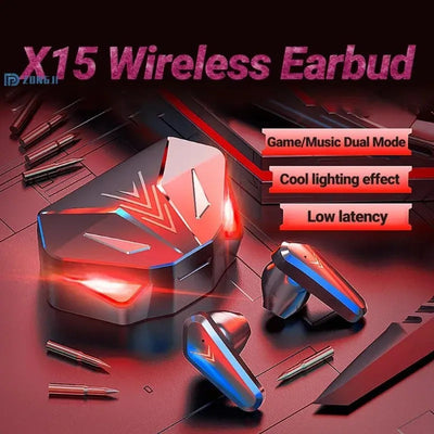 X15 TWS TWS Gaming Earbuds Bluetooth