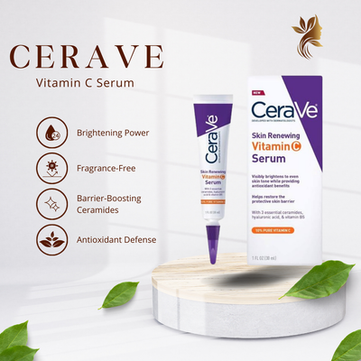 Cerave Vitamin C Serum Brighten And Enhance Your Complexion (1 Ounce / 30ml)