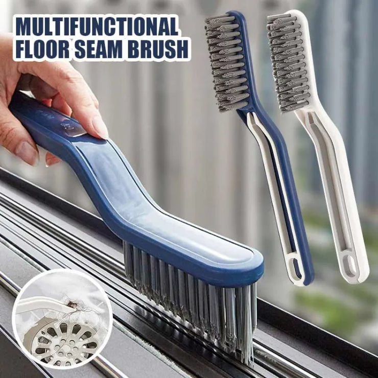Multipurpose Deep Cleaning Brush With Removable Clip Soft Bristles for Shoe Bathroom Tile Floor Gap Crevice Cleaner