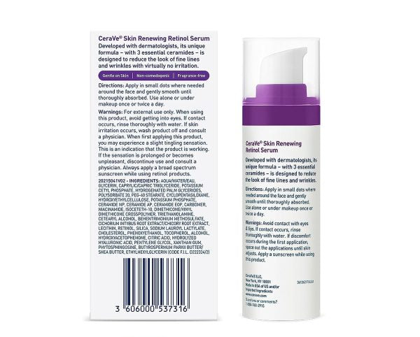 Cerave Skin Renewing Retinol Serum 30ml.