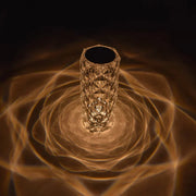 Wireless White Rose Ice Diamond Crystal 3D Lamp